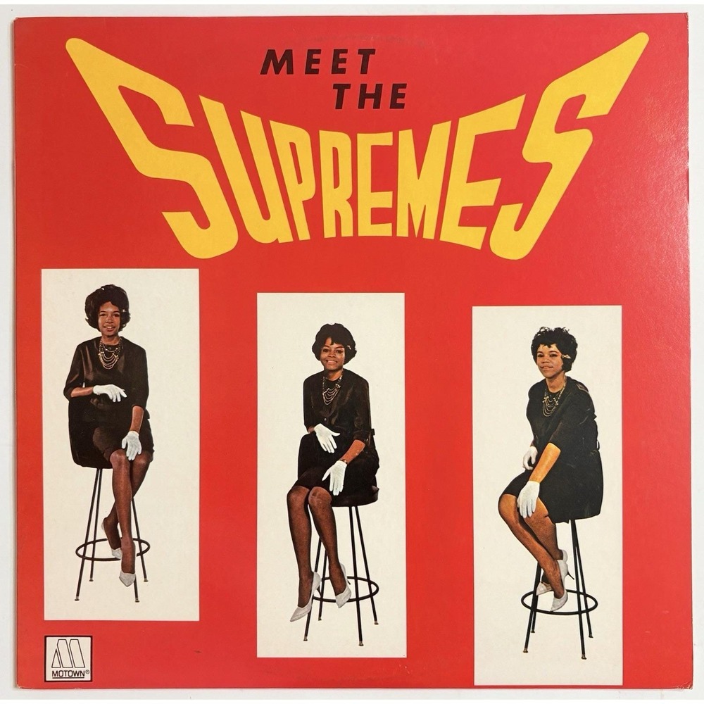 Meet The Supremes - Motown w/ Inner Sleeve Rare 1982 Pressing Vinyl LP Cleaned